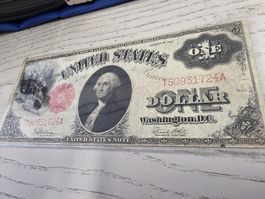 Ein-Dollar Note USA 1917 USA Washington DC guter Zustand