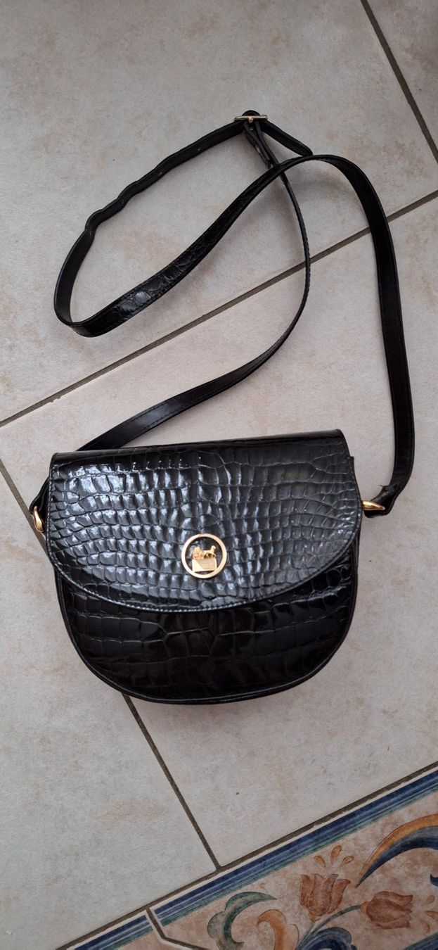Taschen für Damen: Petit sac en cuir noir Vintage – Gebraucht aus St-Triphon von Jldr0 6