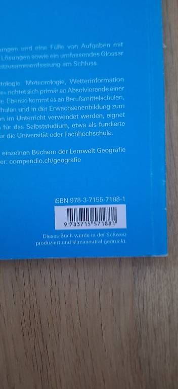 Libri: Globale Klimatologie – Usato da Madiswil venduto da Oleander2 1