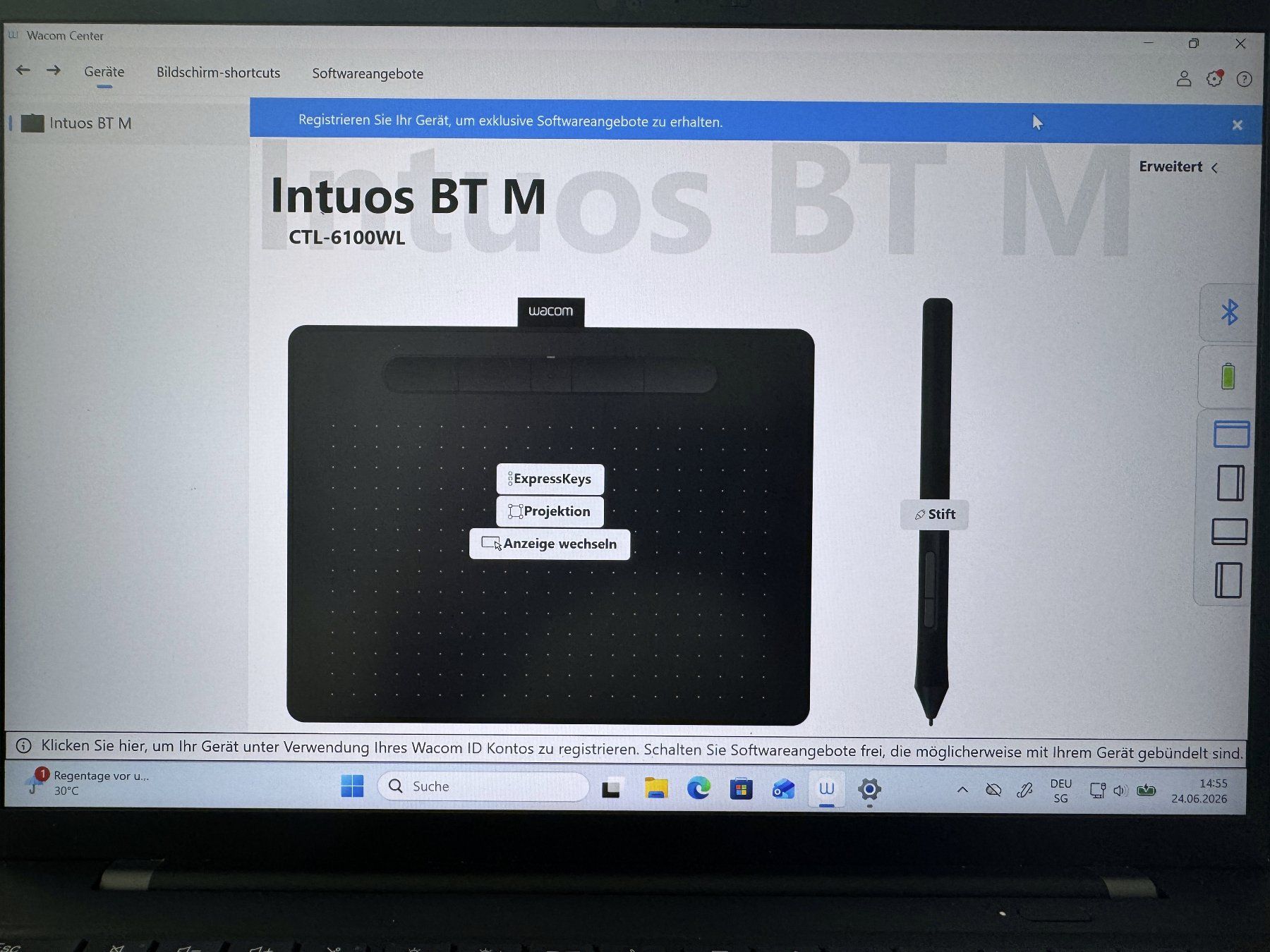 Wacom Tablet PC: Wacom Intuos M BT – Gebraucht aus Bremgarten AG von joker_eat_world 3