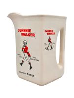 Ancien pichet publicitaire Johnnie Walker en céramique