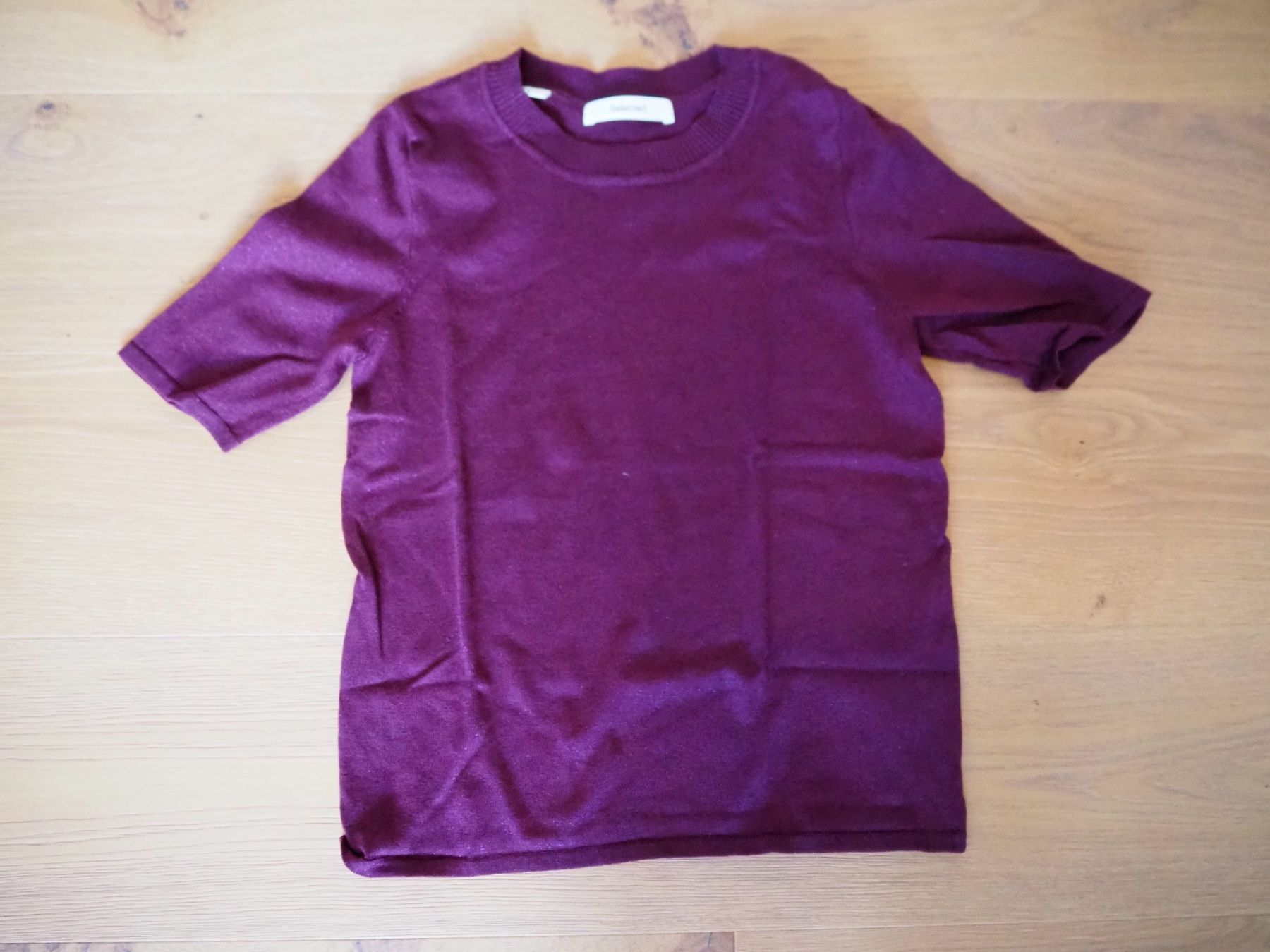 Selected T-shirt: Selected T-Shirt Strickshirt Gr. S – Usato da Zürich venduto da snowow