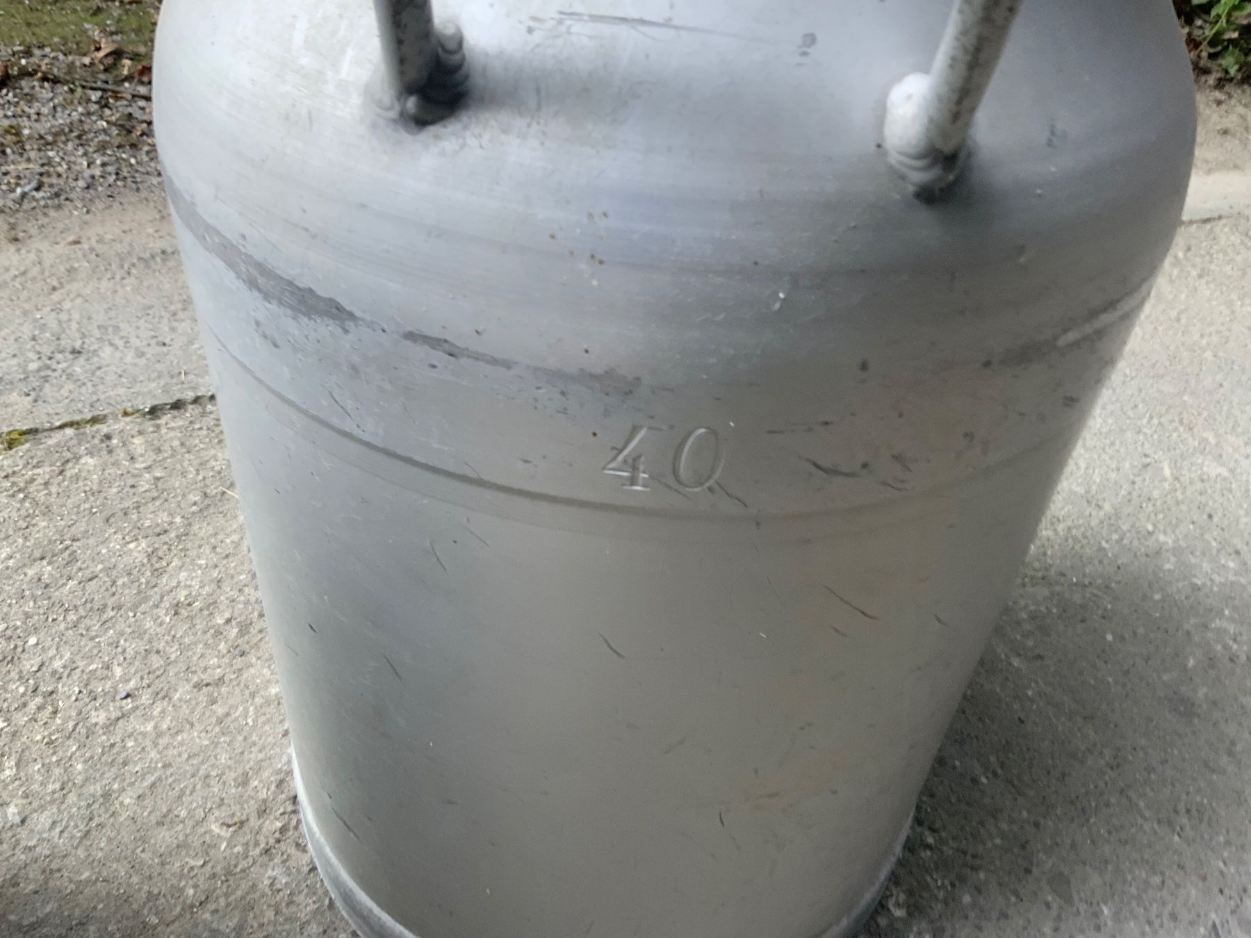 Agricoltura: Milchkanne Aluminium 2 Stk.  40 Liter – Usato da Willisau venduto da Minali 1