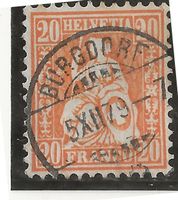 BURGDORF 05.07.79 auf Zu#32 Mi#24 Vollstempel [10B6]