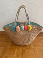 Strandtasche mit PomPoms