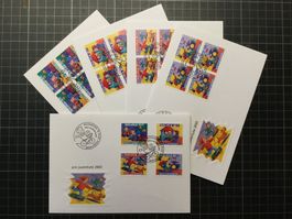 5 FDC Pro Juventute Kinderrechte 2003 ET