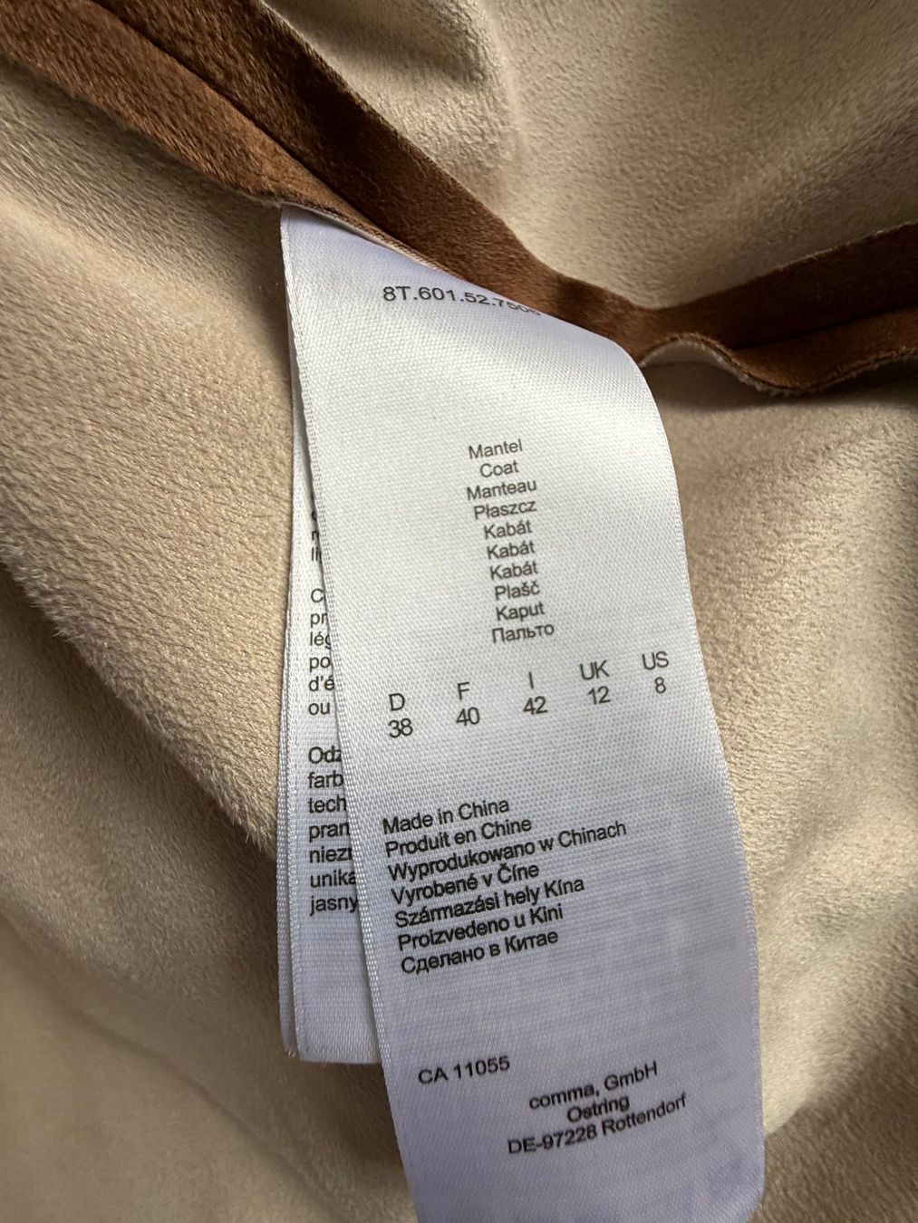 Comma Giacche: Comma Mantel Jacke Gr. 38 – Nuovo (secondo la descrizione) da Kirchdorf AG venduto da coco123 6