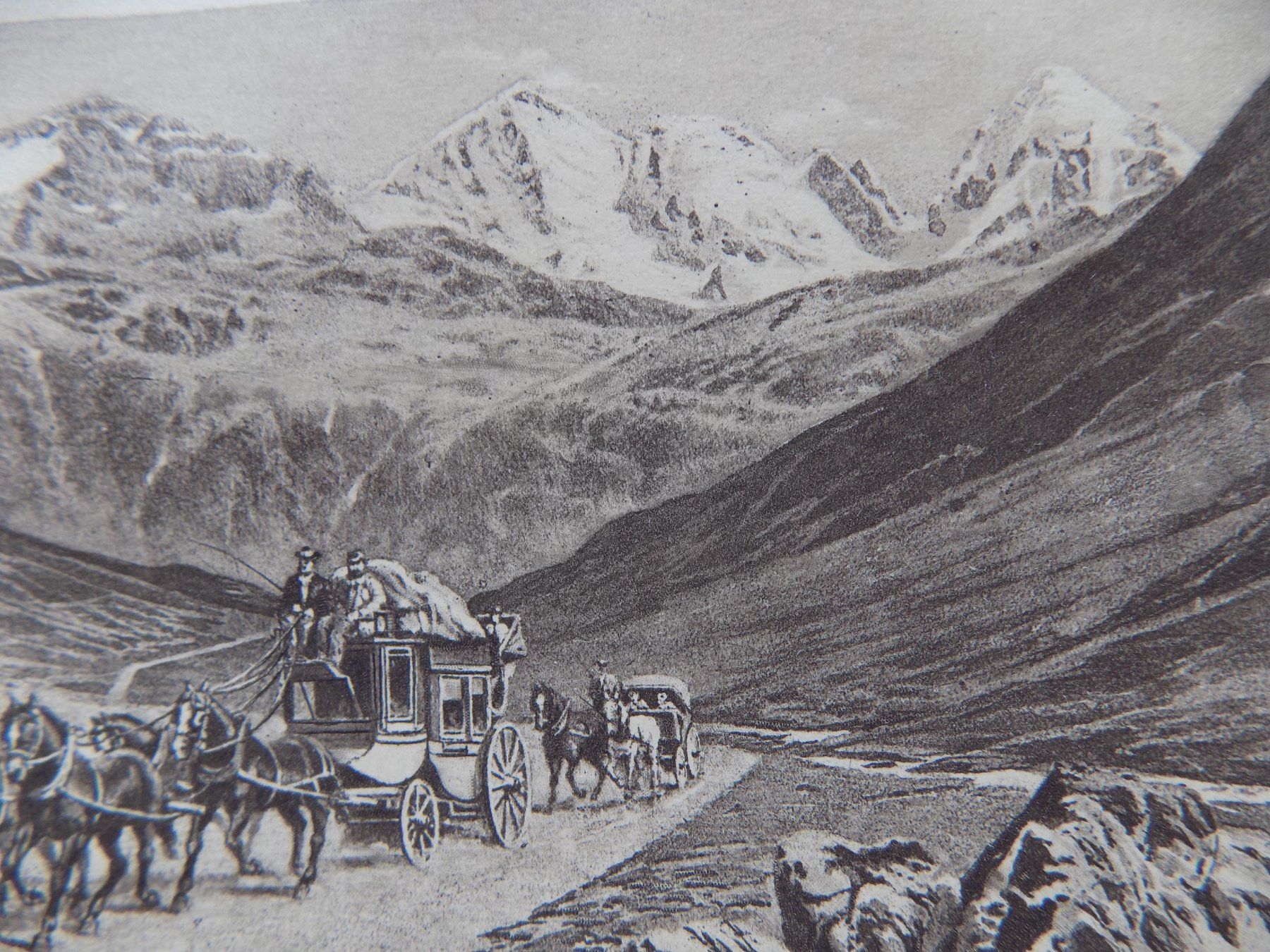 Gravures: Julierpass Engadin – D'occasion à Risch par Rischli15 5