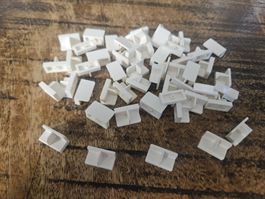lego 93095 lot de 50 pièces White Panel 1 x 2 x 1