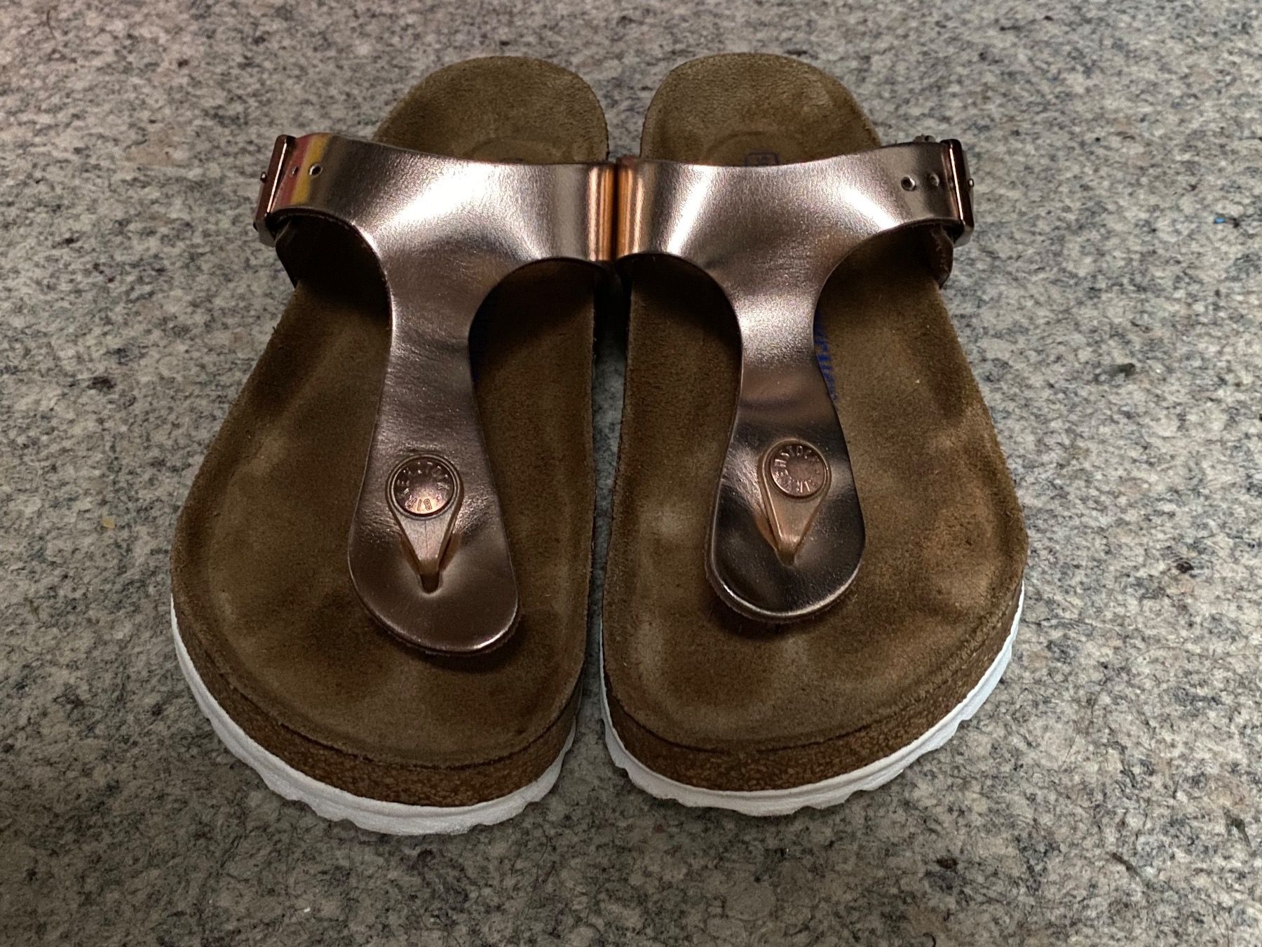 Birkenstock Chaussures femmes: Birkenstock Gizeh Copper Gr. 35 – D'occasion à Wattwil par edel88 3