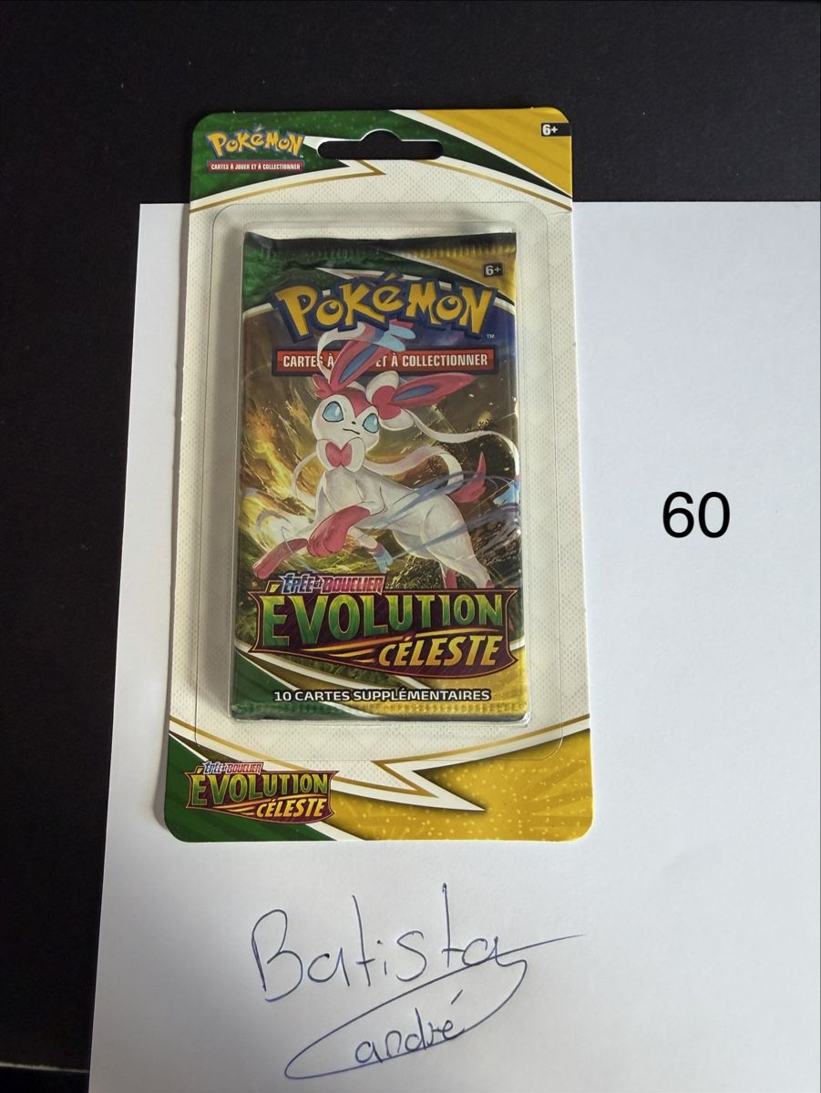 Pokémon Sammelbilder & Trading cards: Booster Pokémon Épée Bouclier Évolution  Céleste scellé fr  – Neu und originalverpackt aus Bevilard von Andre.batista19