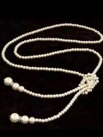 PERLENKETTE - LANG - MODESCHMUCK