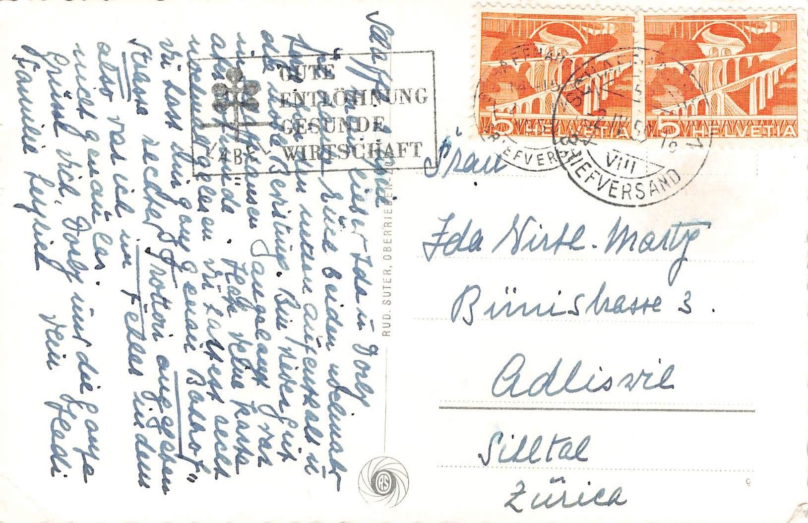 Cartoline postali: Scaffhausen Munot stieg – Usato da Biasca venduto da Blenio71 1