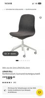 Ikea LÄNGFJÄLL Bürostuhl, Dunkelgrau, Top Zustand!