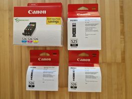 Canon Druckerpatronen Set 526/525 neu und originalverpackt