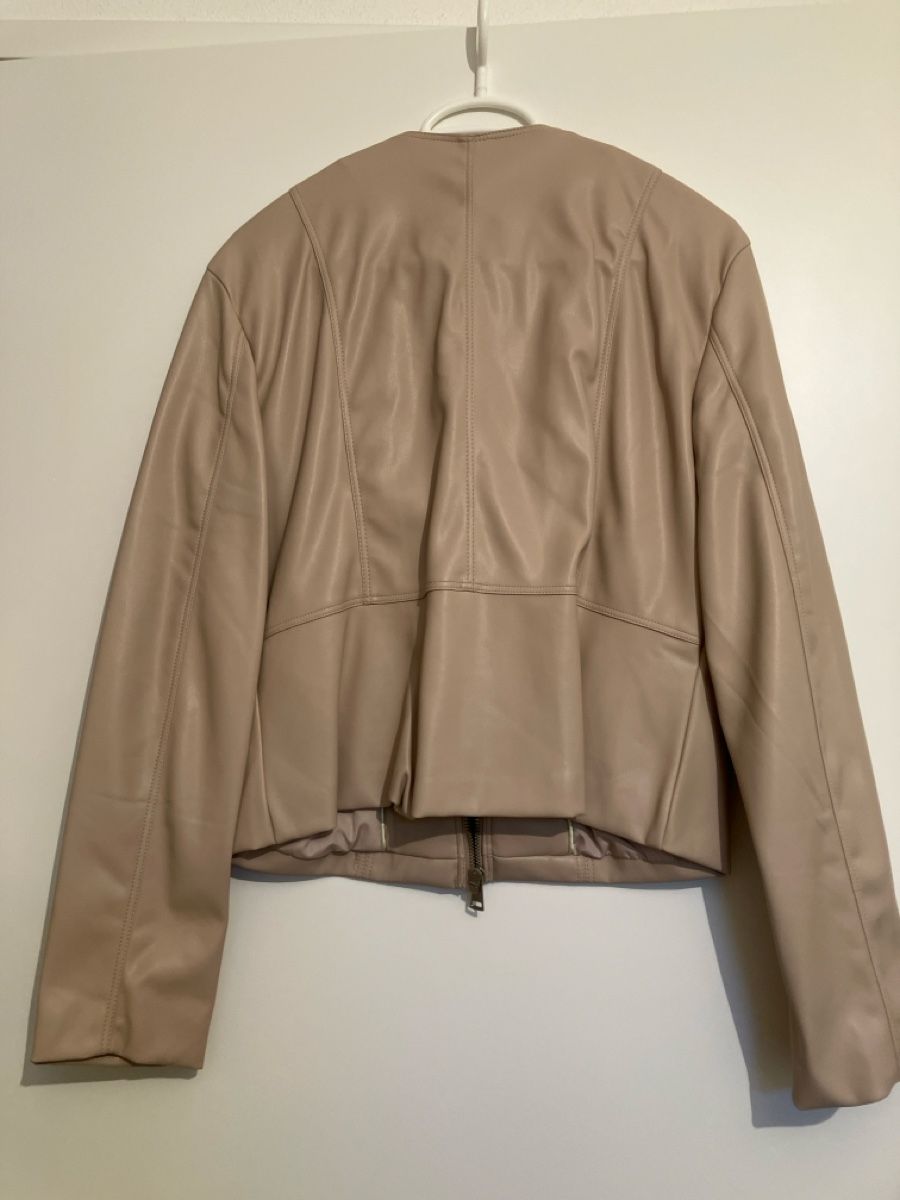 Giacche: Damen Kunstlederjacke beige Grösse M – Nuovo (secondo la descrizione) da Ruggell venduto da VegasGirl 1