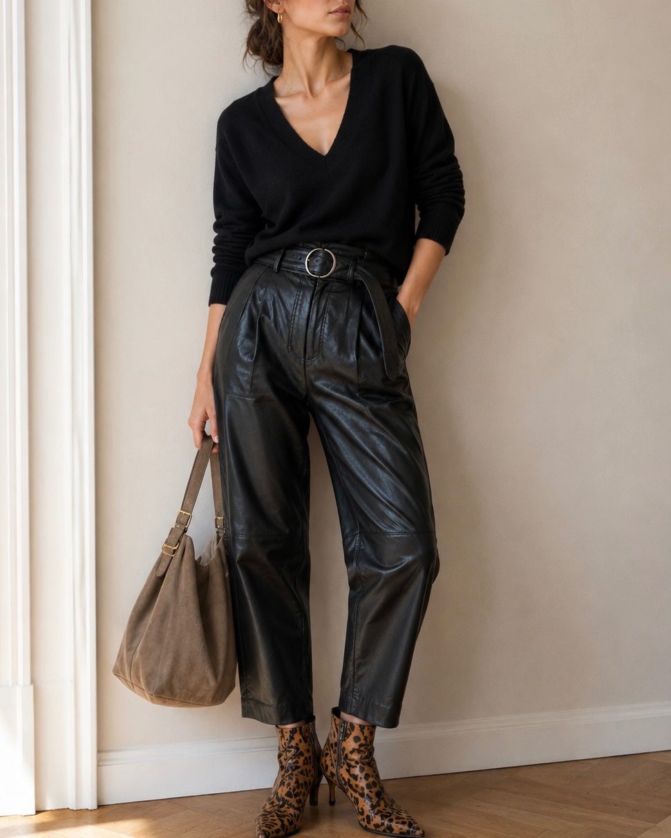 Hosen: Ann&Line Lammleder Hose - Gr. 38 – Gebraucht aus Illnau von Monkky
