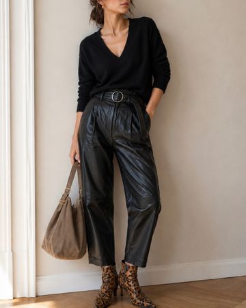 Ann&Line Lammleder Hose - Gr. 38