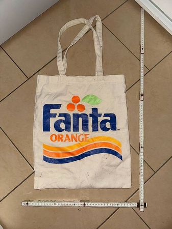 Stofftasche Fanta Orange mit Griffen