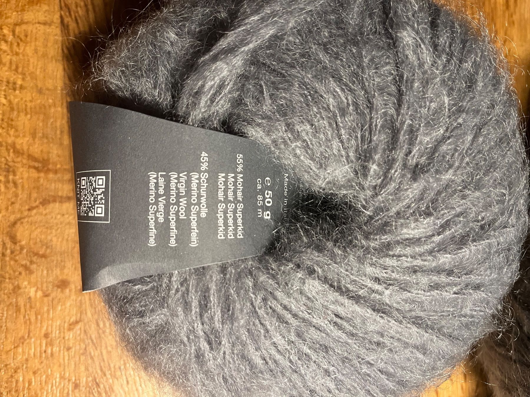 Lana: Lana Grossa Mohair di Gio grau – Nuovo e nell'imballaggio originale da Schwendibach venduto da didu12 1