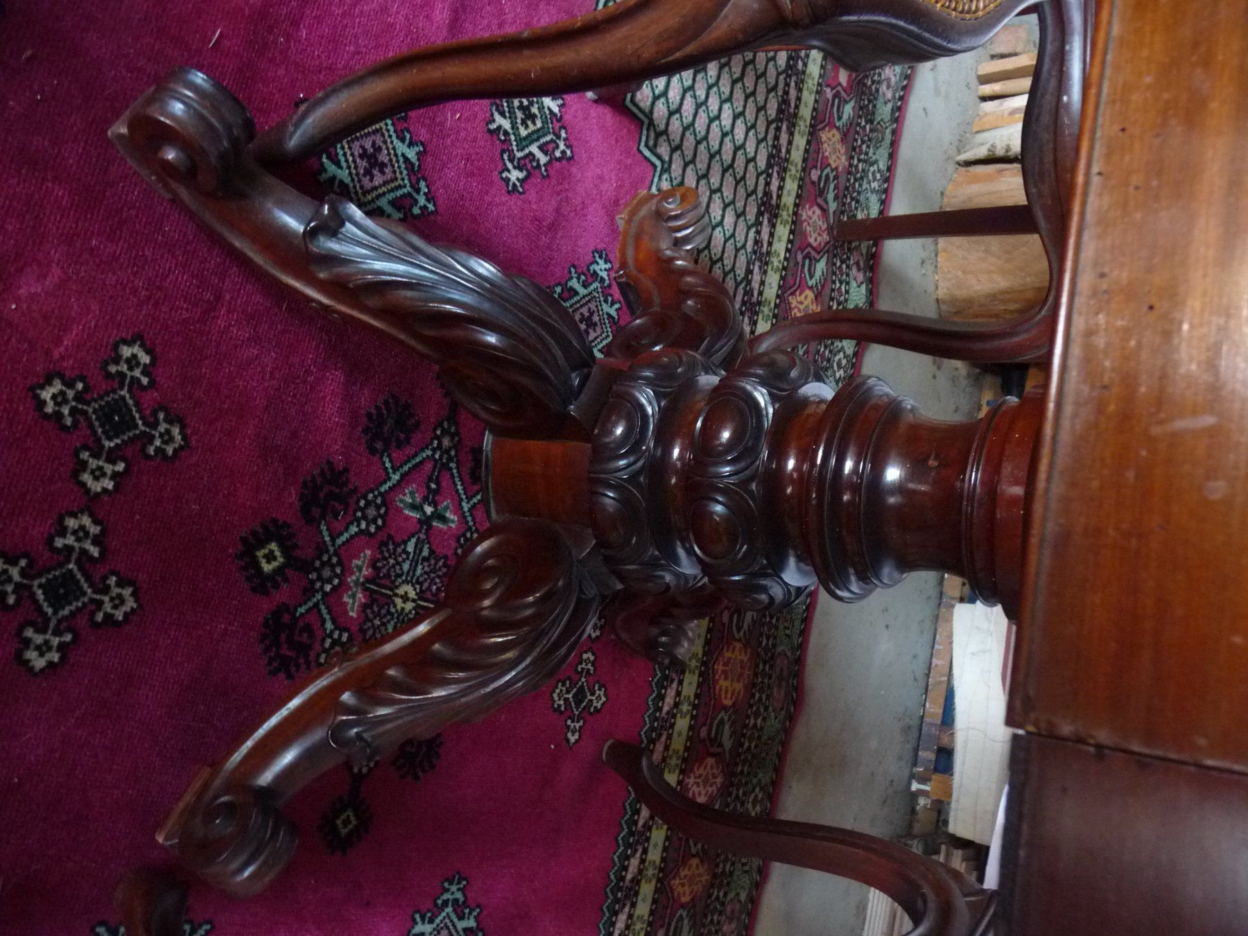 Set di tavolo e panche: Table ovale avec 4 chaises - Style Louis Philippe – Usato da Bussigny venduto da Zabeth1030 5