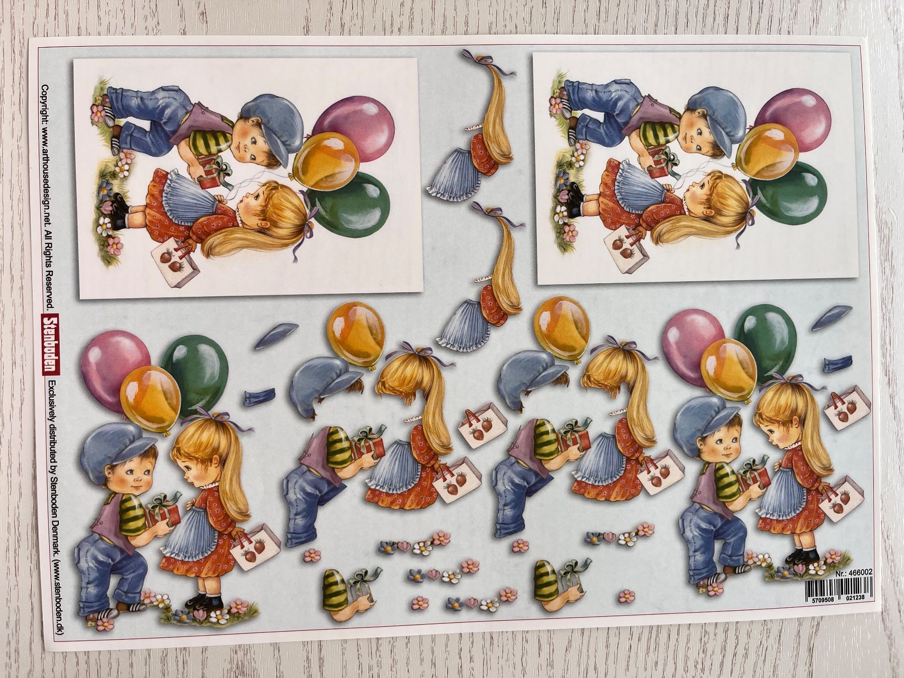 Kit bricolage: 1 Set Kartenbögen mit 10 Designs – Nuovo e nell'imballaggio originale da Büsserach venduto da bor_s88m 7