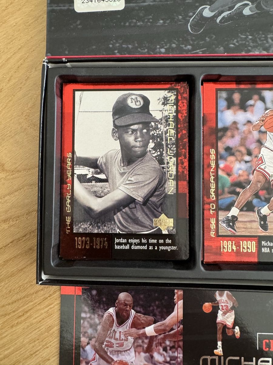 Jordan Carte collezionabili: Upper Deck Michael Jordan 1999 Career Set 60 Karten Set – Usato da Founex venduto da egz_58qz 2