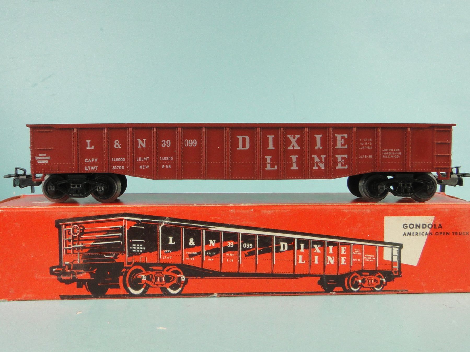 Märklin Modellini di ferrovie: Märklin 4575 Goldola L&N Dixie Line – Usato da Bülach venduto da cann11 1