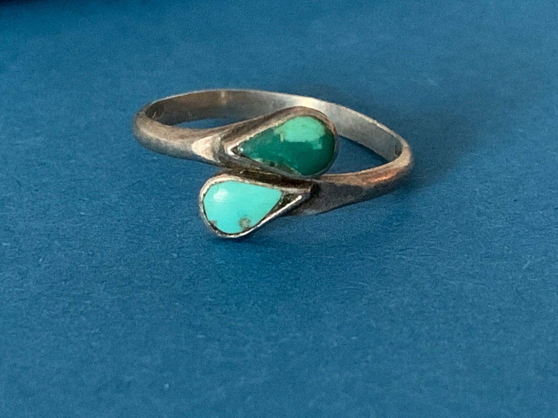 Anelli: Silberring double green (50) – Usato da Laufen venduto da belleskulptur 5