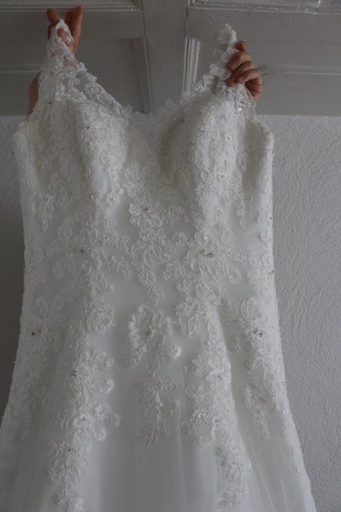 Vestiti: Brautkleid, einmal getragen, Grösse 44/46 – Nuovo (secondo la descrizione) da Bülach venduto da thavathassathees 2