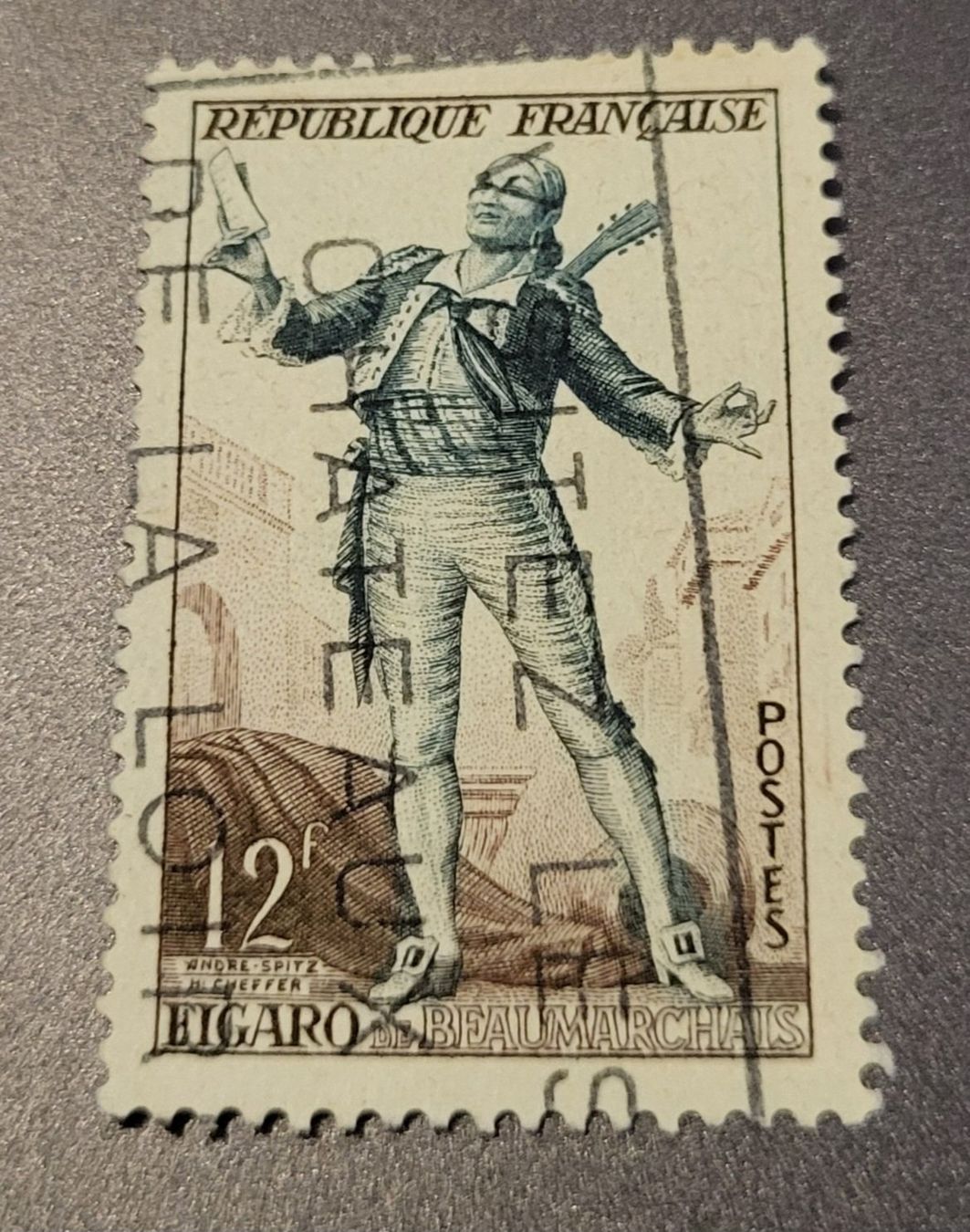 Tutti i francobolli: Frankreich 1953 briefmarke – Usato da St Gallen venduto da Stampsalshobby