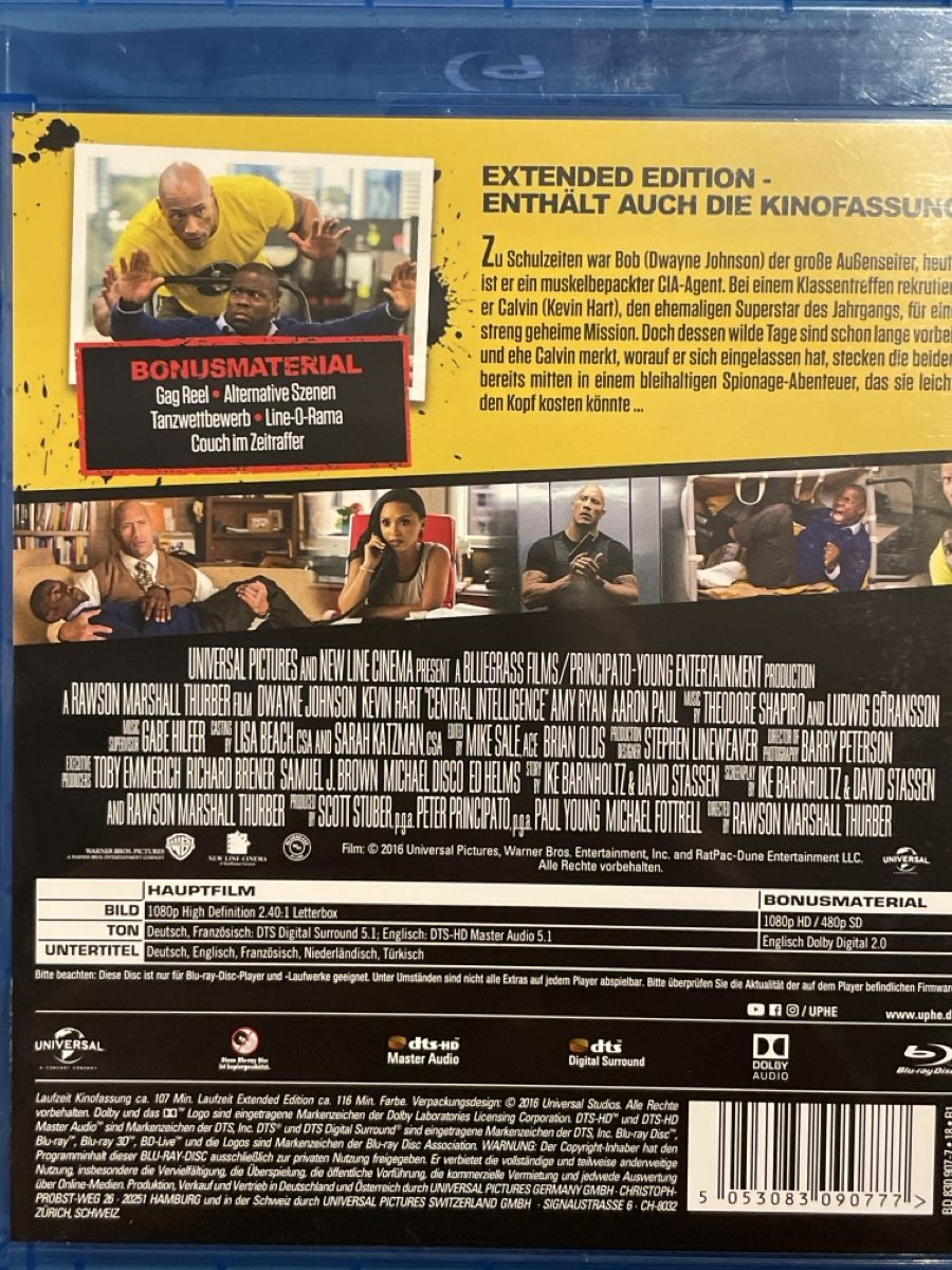 Tous les DVDs: Central Intelligence (2016) – Neuf (Voir description) à Waldenburg par Gonzo8 1