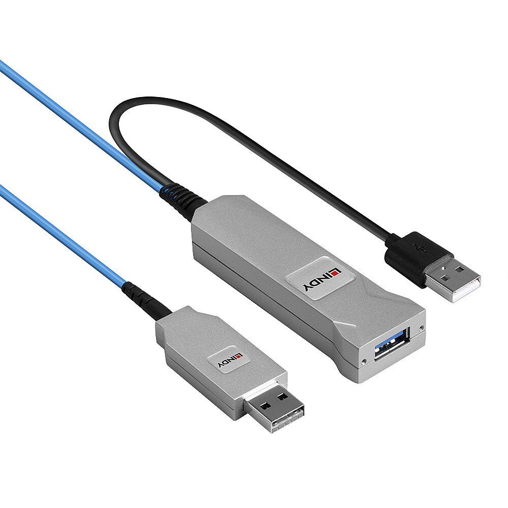 Cavi: Lindy 100m Fibre Optic USB 3.0 Kabel – Nuovo e nell'imballaggio originale da Berneck venduto da Koenner.J 2