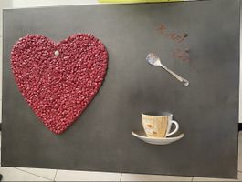 Kaffee Bild, Unikat Eigenkreation, 50x70 cm 3 D