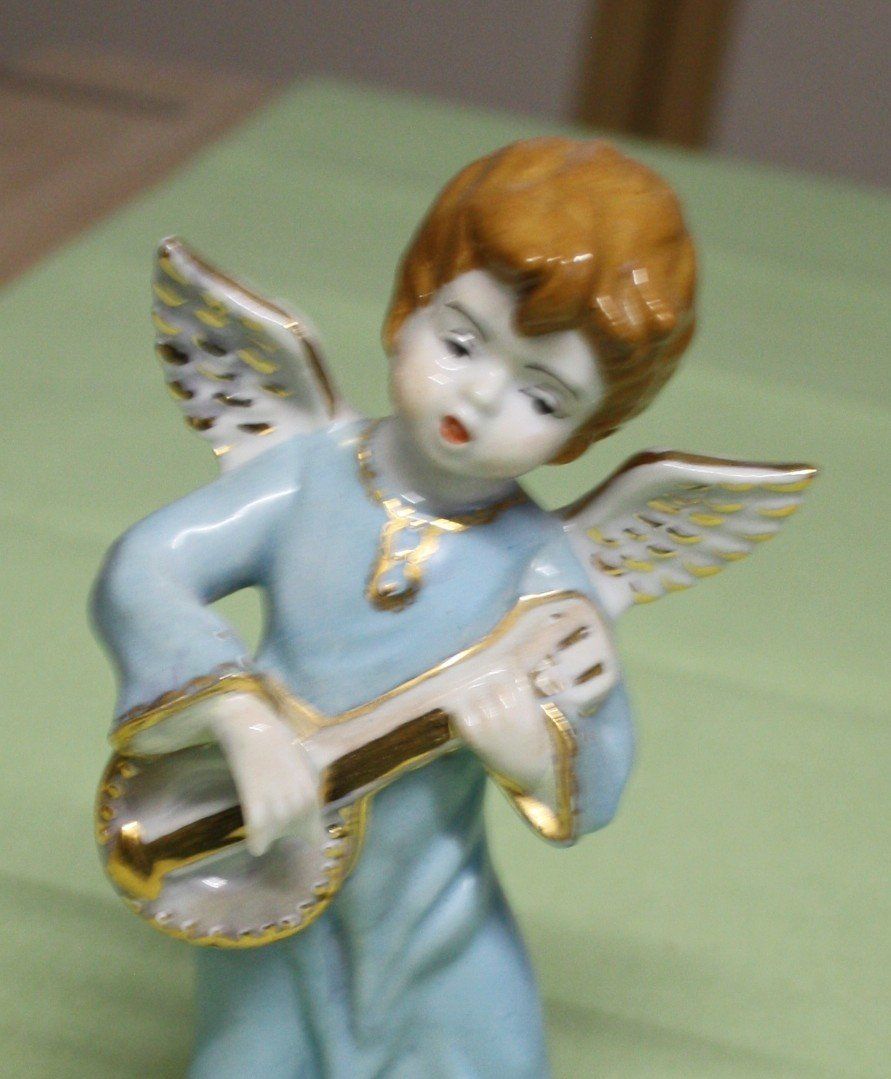 Statuette: Engel mit Banjo – Usato da Flüelen venduto da Alt-und-Neu 1