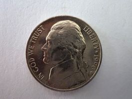 Five Cents Münze 1990-D