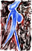 20 Acryl Zeichnungen auf Papier