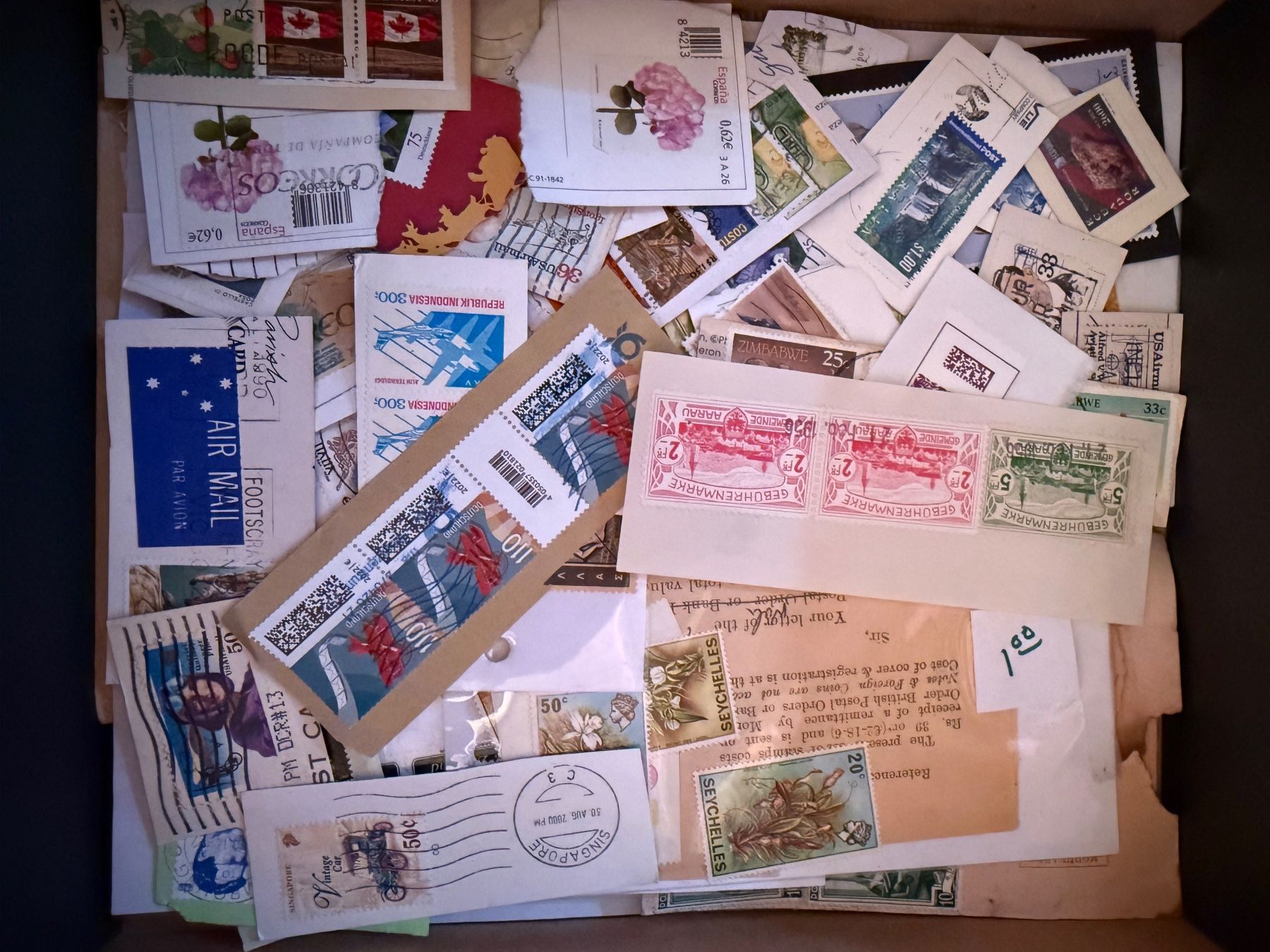 Tutti i francobolli: Briefmarkensammlung weltweit 0.7 Kilo – Usato da Affoltern am Albis venduto da jonas1009 5
