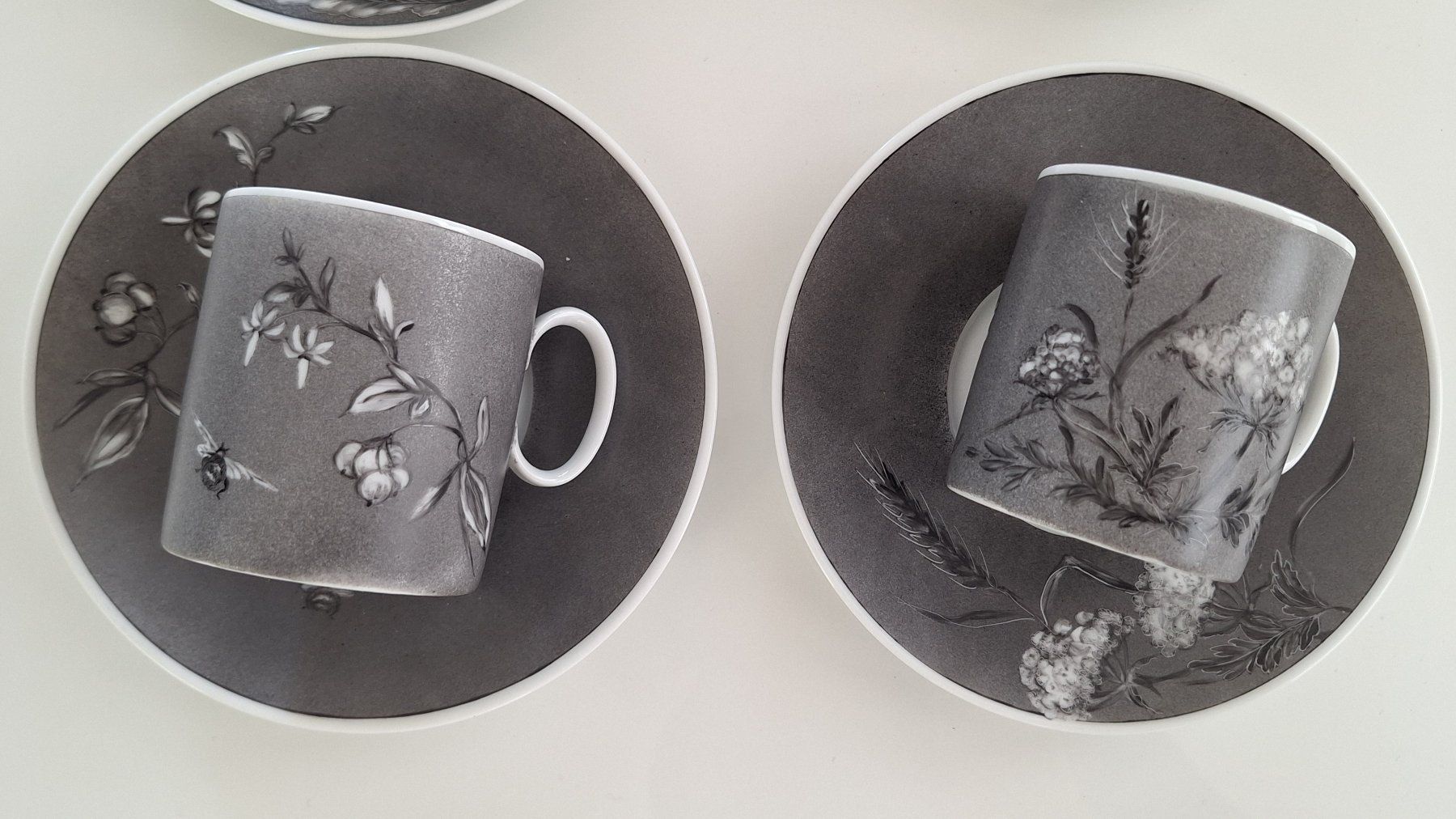 Thomas Set di piatti: ca. 1979 - Vintage Tassen-Set – Thomas , "Botanic" – Usato da Horgen venduto da OlJaS 4