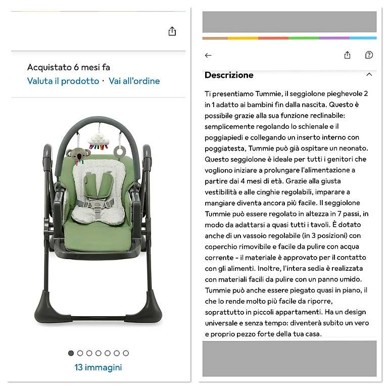 Hochstühle: Seggiolone pieghevole  – Gebraucht aus Lugano von poi_x9dn