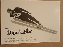 Franz Keller Olympia Gold 1968 - handsigniert