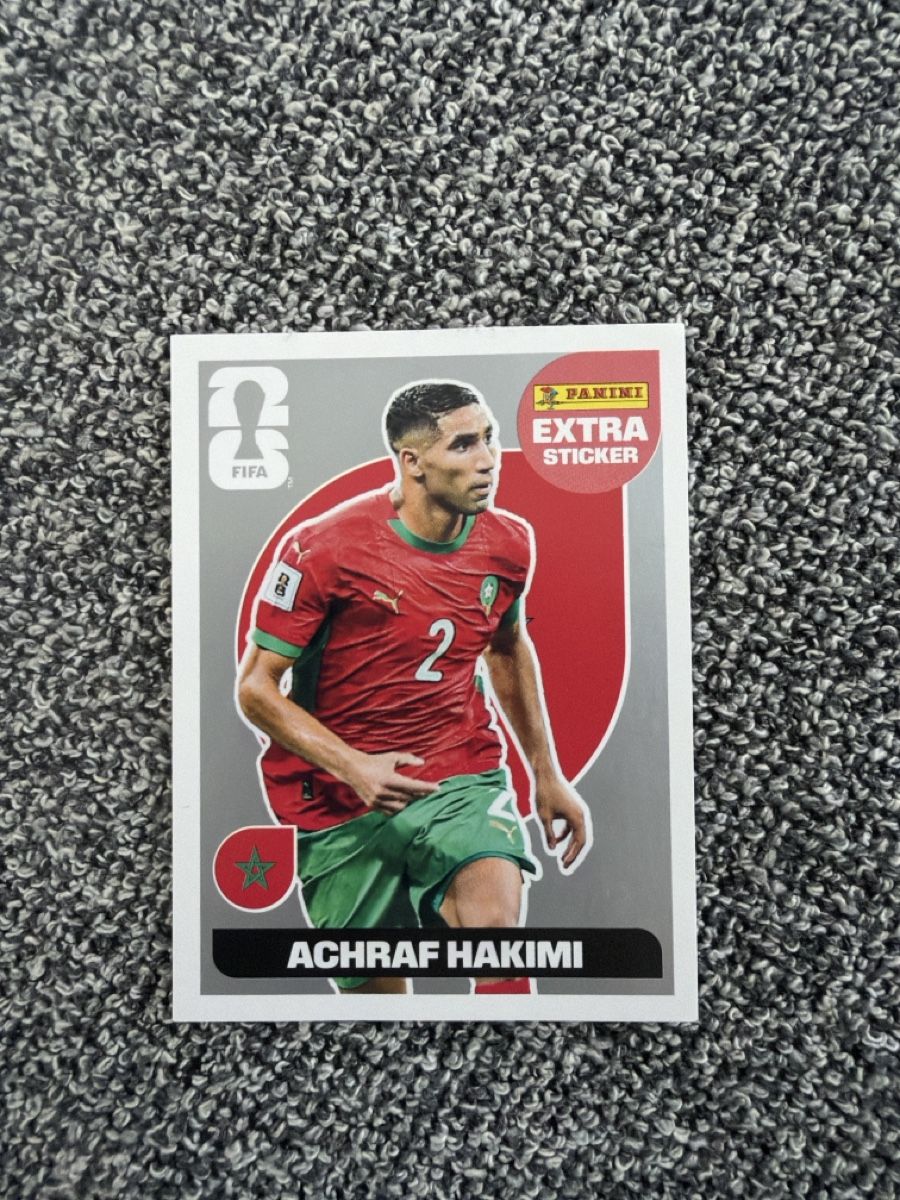 Panini Sammelbilder & Trading cards: Hakimi Extra Sticker Silber  – Neu (gemäss Beschreibung) aus Bern von Prime_Sales