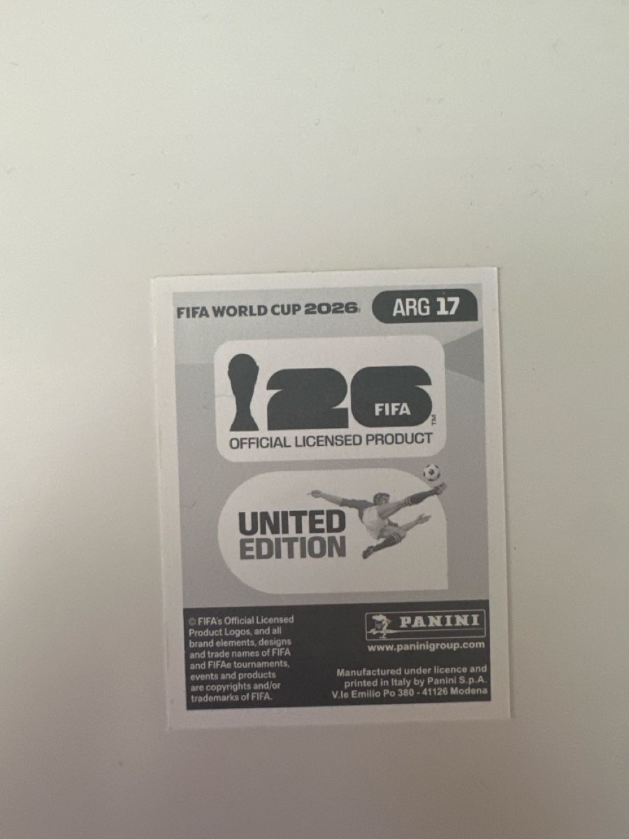 Panini Carte collezionabili: ARG 17 Lionel Messi Panini  – Nuovo (secondo la descrizione) da Grand-Lancy venduto da Jessica12S 1