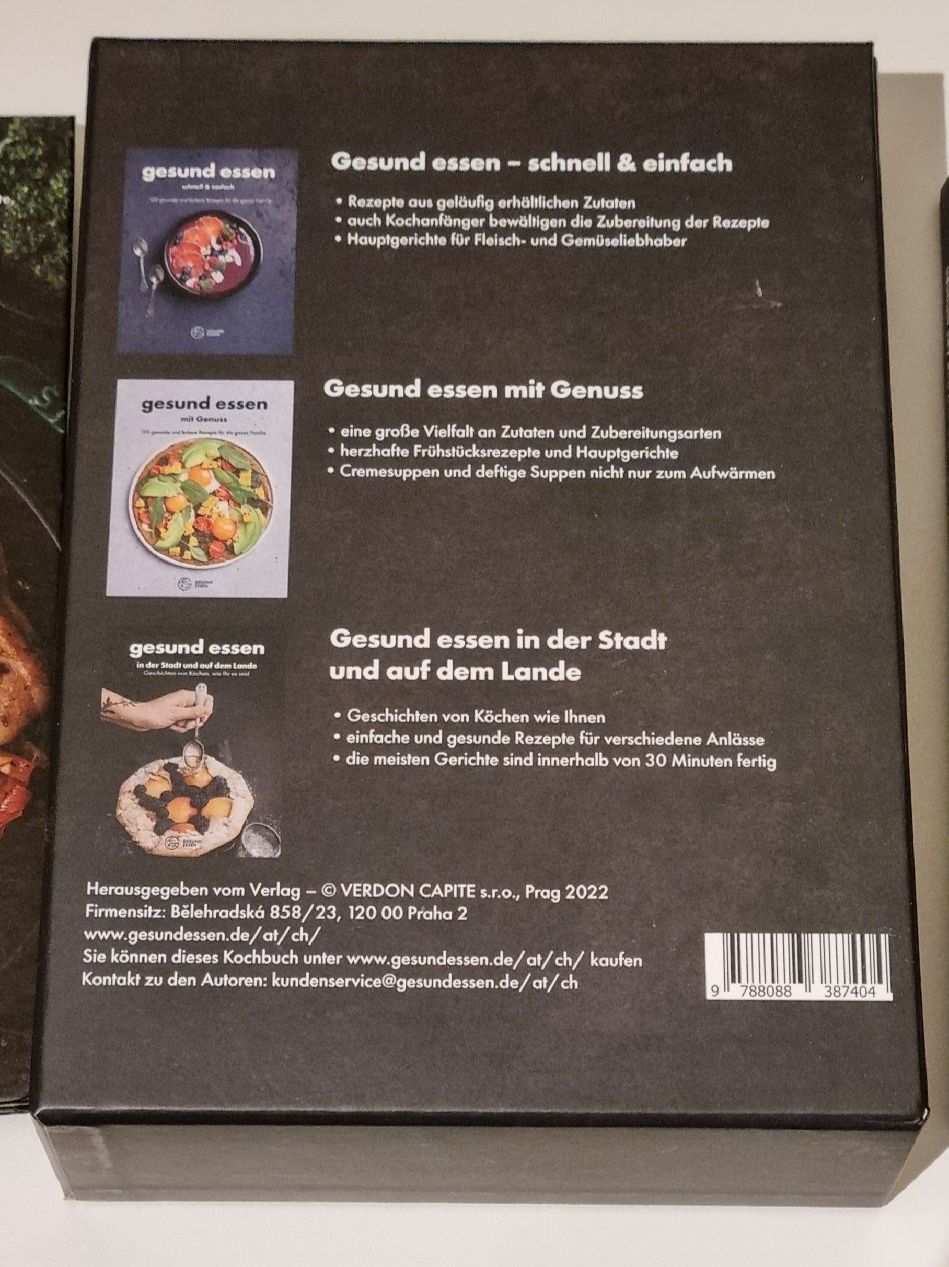 Libri: Gesund Essen Kollektion Kochbuch – Usato da Reichenburg venduto da Mede04 3