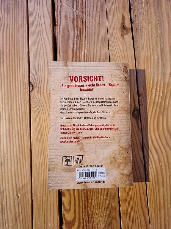 Libri: Buch Das Paket von Sebastian Fitzek – Usato da Weissenburg venduto da gre_xsx7 1