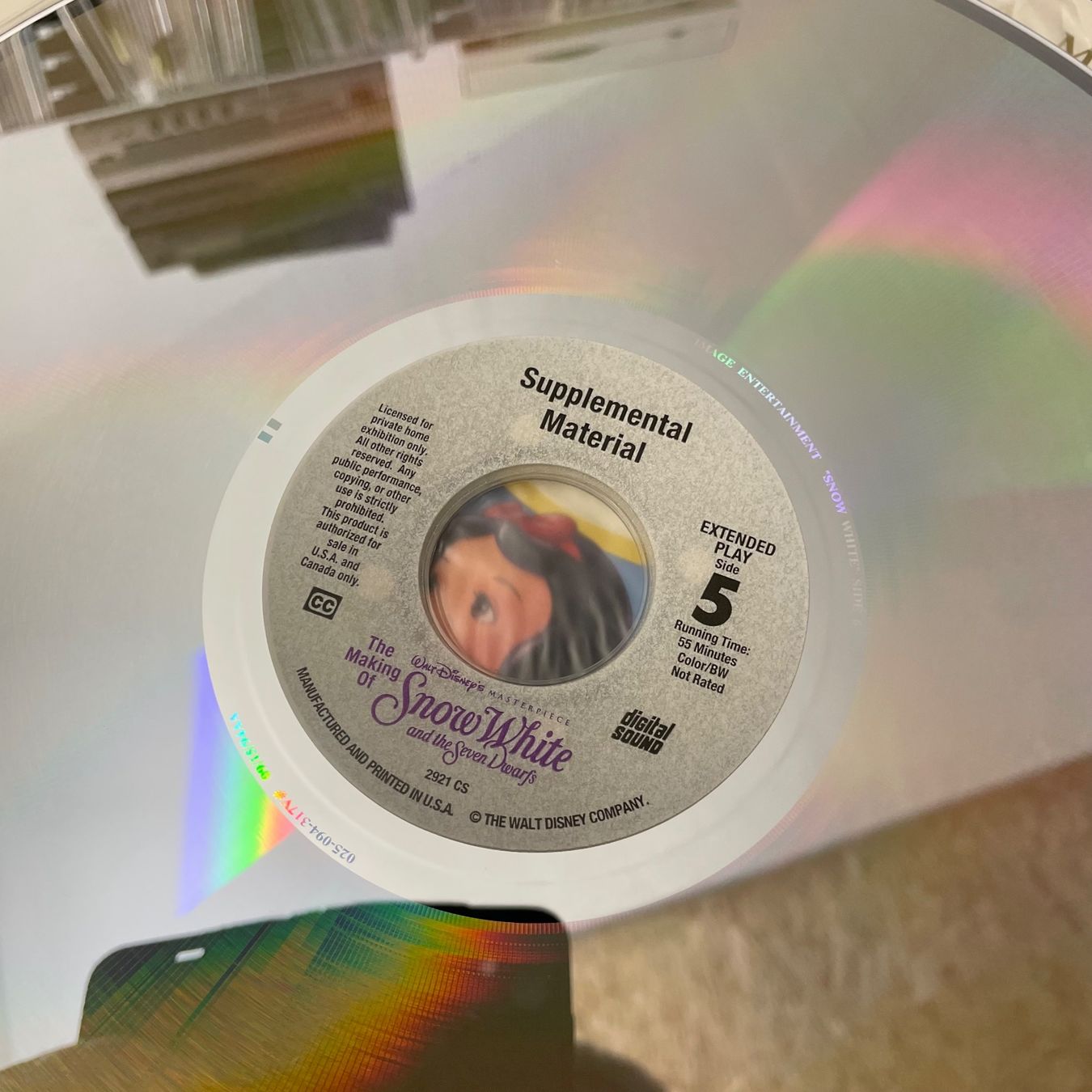 Tutti i DVDs: Walt Disney's: Snow White - LASER DISC - Engli. – Usato da Stans venduto da Brode 9