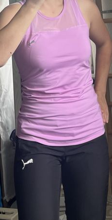 Puma Sporttop rosa/lila DryCell Gr. M