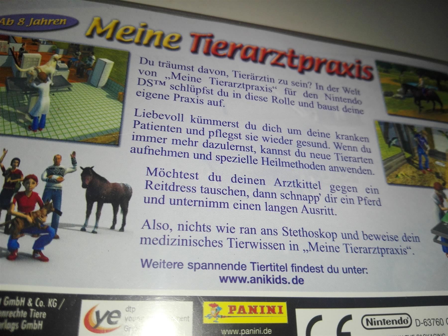 Nintendo Giochi: Meine Tierarztpraxis           (N-DS) – Usato da St.Gallen venduto da elk2023 4