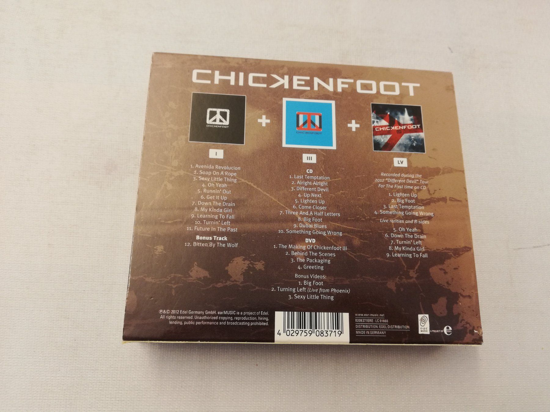 CD: CHICKENFOOT - I+III+LV - LIMITED EDITION BOX SET – Usato da Bern venduto da Vinylsound.ch 1