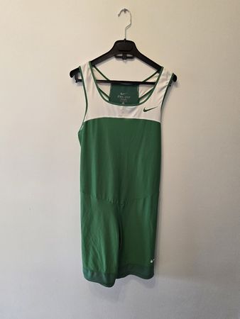 Laufanzug (Einteiler) Grün/Weiss